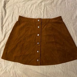 Forever 21 Button Front Skirt